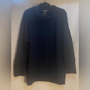 NWT Style & Company Woman’s Envelope Neckline Tunic Blue Sweater Size 3XL